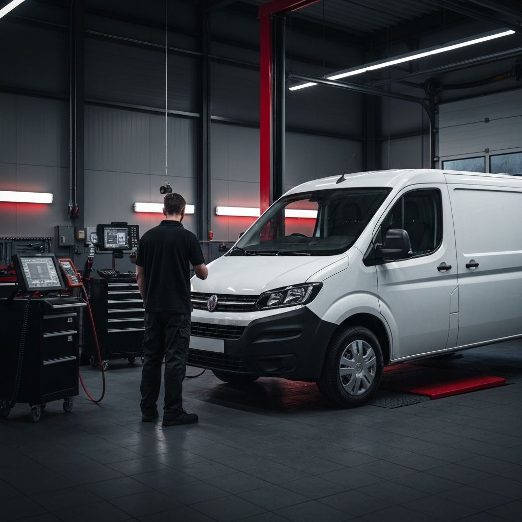 Professional automotive workshop